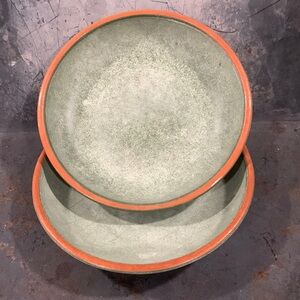 Casa Verde Terra Cotta pasta bowls set of 2